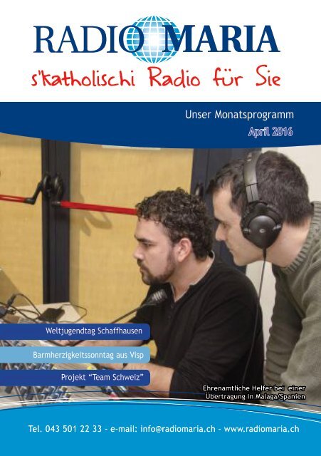 Radio Maria Schweiz - April 2016