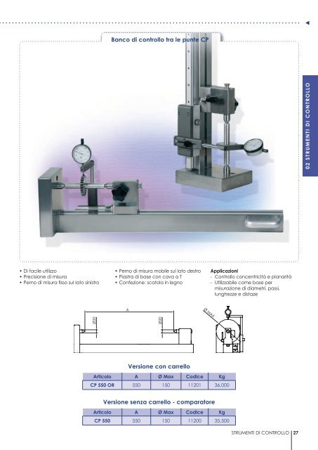 Catalogo STRUMENTI DI MISURA