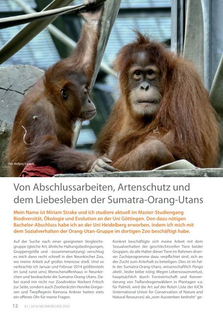 NKZOO Neunkircher ZOO-logisch - 01.2016