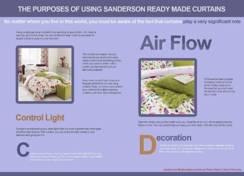 The Purposes Of Using Sanderson Ready Made Curtains