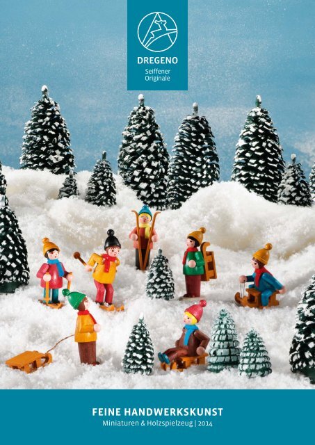 Miniatur Wintersportler farbig lasiert mit Bäumen H=ca 6 cm NEU Erzgebirge 5 