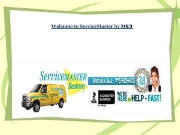 Welcome to ServiceMaster by M&B
