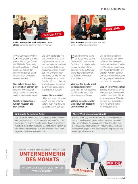 moments - Das Magazin für die schönsten Augenblicke