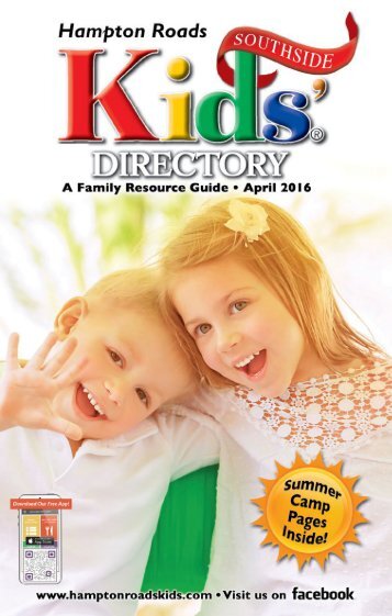 Hampton Roads Kids' Directory Southside Edition: April 2016