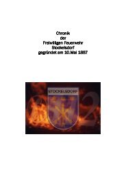 Chronik - Freiwillige Feuerwehr Stockelsdorf