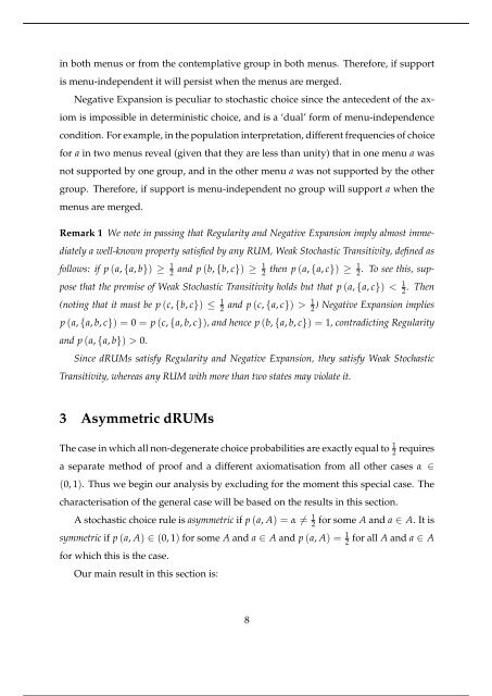 Dual Random Utility Maximisation