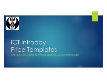 ICT Intraday Price Templates