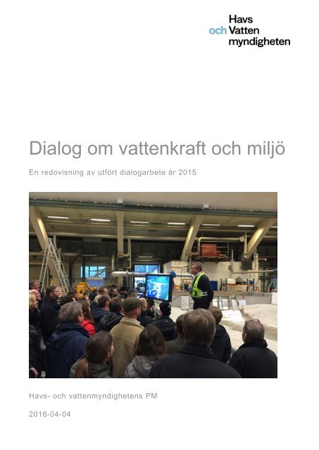 Dialog om vattenkraft och miljö