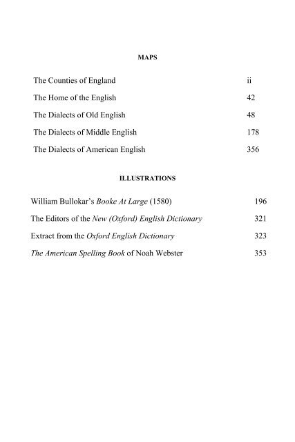 A History of English Language