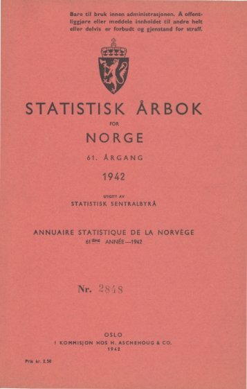 Norway Yearbook - 1942