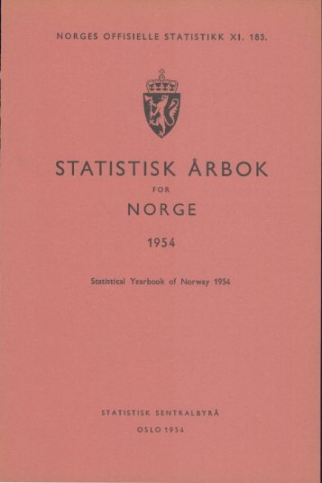 Norway Yearbook - 1954