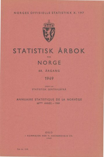 Norway Yearbook - 1949
