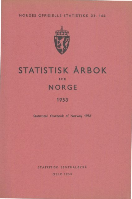 Norway Yearbook - 1953