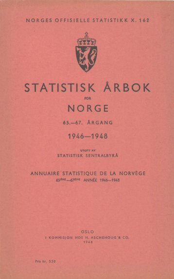 Norway Yearbook - 1946-1948