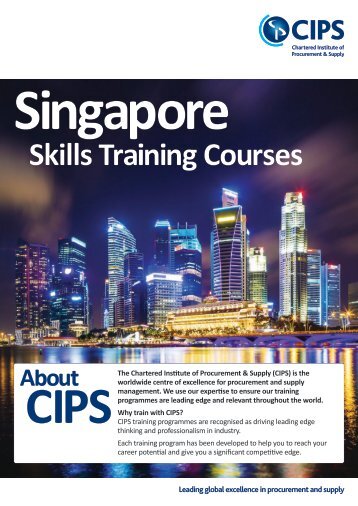 Singapore skills training courses 