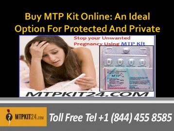 Buy MTP Kit Online - An Ideal Option For Protected And Private Abortion