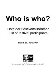 Team - Das Internationale Kurz Film Festival Hamburg