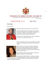 Newsletter for April 2014 (1)