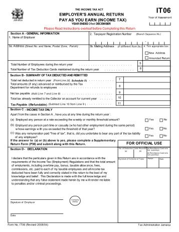 IT06 - Tax Administration Jamaica (TAJ)