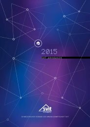 SVIT Jahresbericht 2015