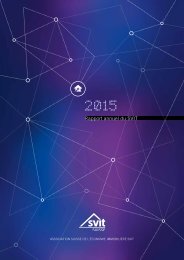 Rapport annuel du SVIT 2015