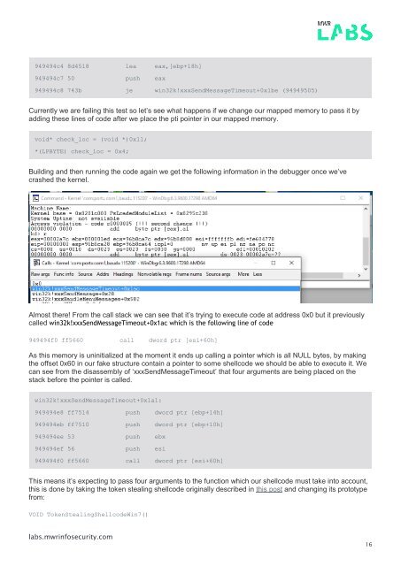 Windows Kernel Exploitation 101 Exploiting CVE-2014-4113