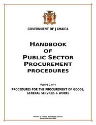 Volume 2 - Procedures For The Procurement Of Goods
