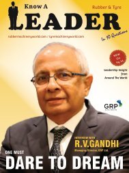 Interview With A Rubber Leader_R V Gandhi_GRP