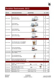 Download WMF-Kaffeekultur Preisliste (PDF)