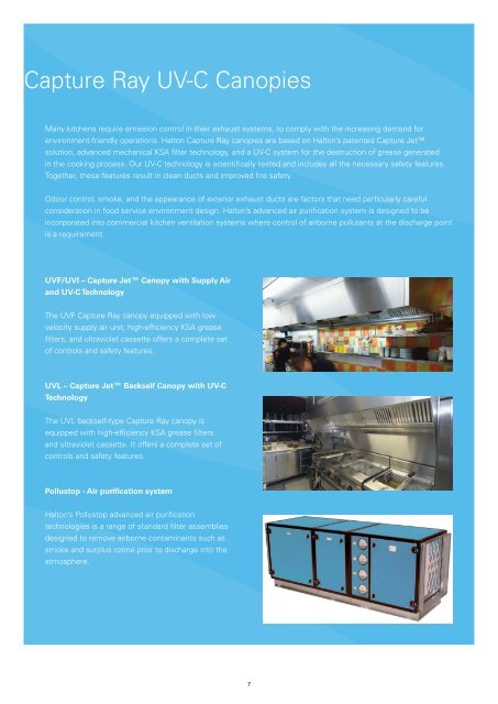 Capture Jet canopies brochure - Halton