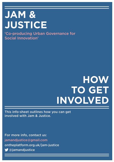 Get Involved Booklet Layout