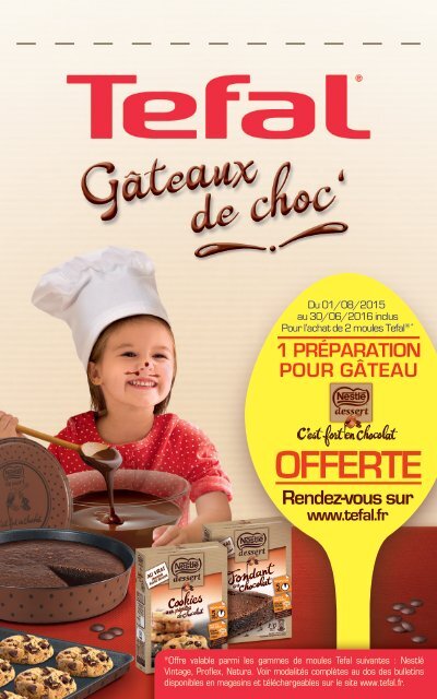 Tefal : Gâteaux de Choc