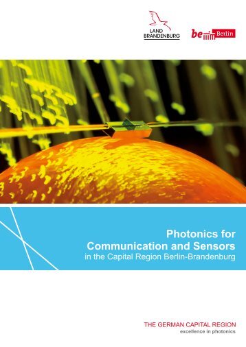 Photonics for Communication and Sensors in the Capital Region Berlin-Brandenburg