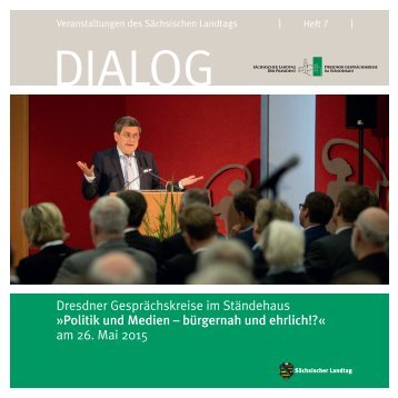 Dialog Heft 7 - Politik und Medien 2015
