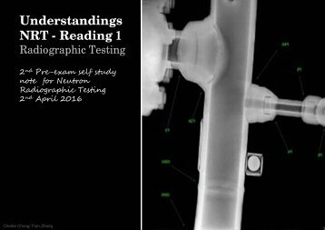 Understanding NRT- Reading 1 of 2- Radiogaphic Testing A