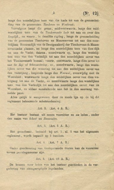 Reglement waterschap Tienhoven_Breukeleveen_1871