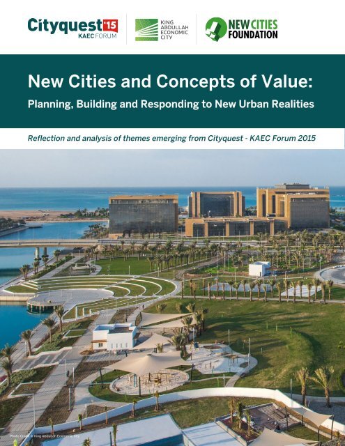 New Cities and Concepts of Value