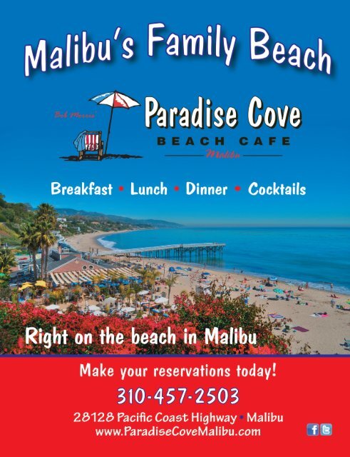 Malibu - The Guide - 2016 Malibu Chamber of Commerce Business Resource & Community Guide