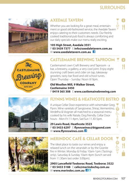 Bendigo Dining & Shopping Guide 2016