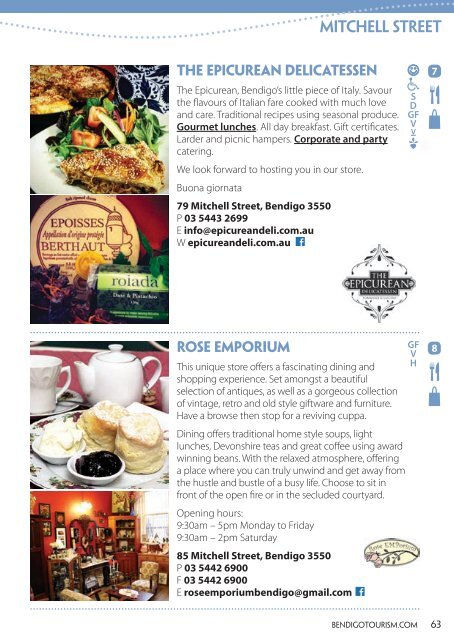 Bendigo Dining & Shopping Guide 2016