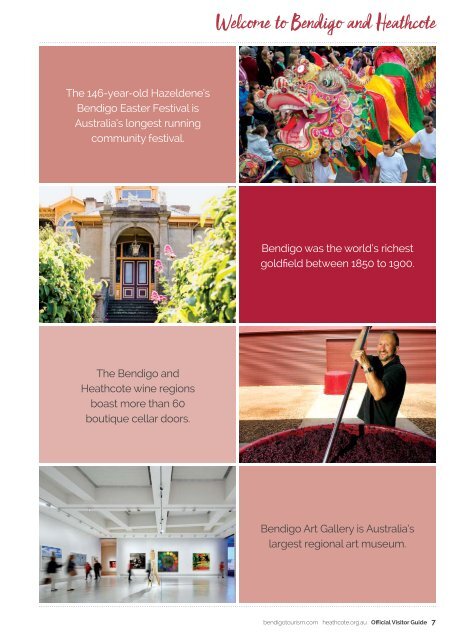 Bendigo & Heathcote Official Visitor Guide 2016