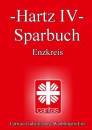 Hartz IV- Sparbuch Enzkreis 2016