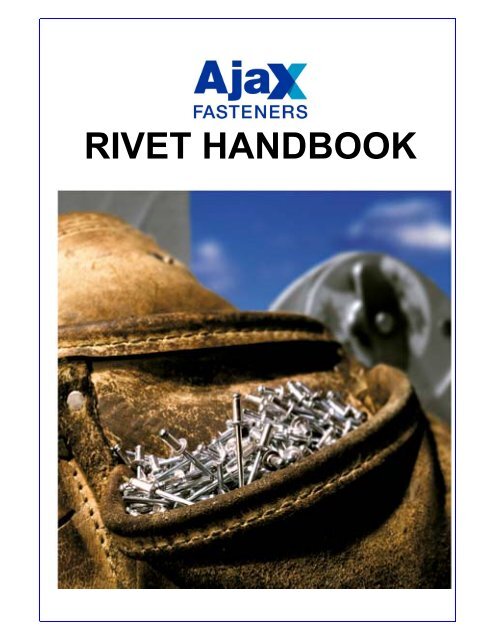 blind rivets rivet handbook - Ajax Fasteners