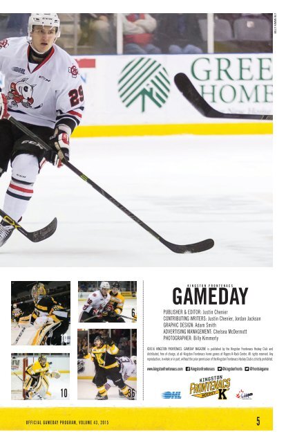 Kingston Frontenacs GameDay April 8, 2016