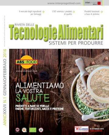 Tecnologie Alimentari 1 2016
