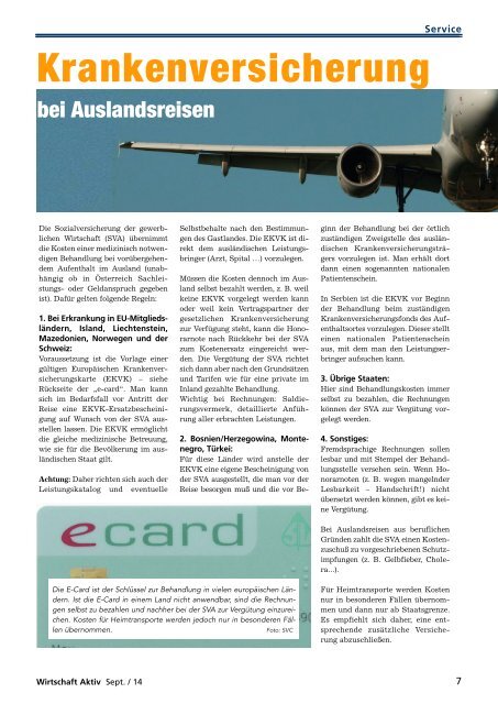 Wirtschaft aktiv - September 2014