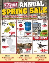 Annual Spring Sale 2016