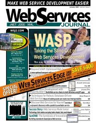 WEB SERVICES EDGE - Sys-con - SYS-CON Media