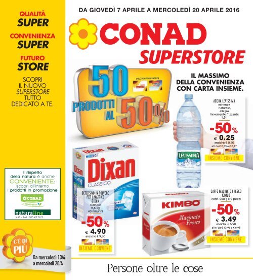 070416 - CONAD SUPERSTORE Iglesias - 50 prodotti al 50%