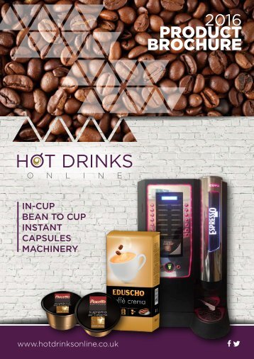 Hot Drinks Online - Product Brochure - FINAL WEB